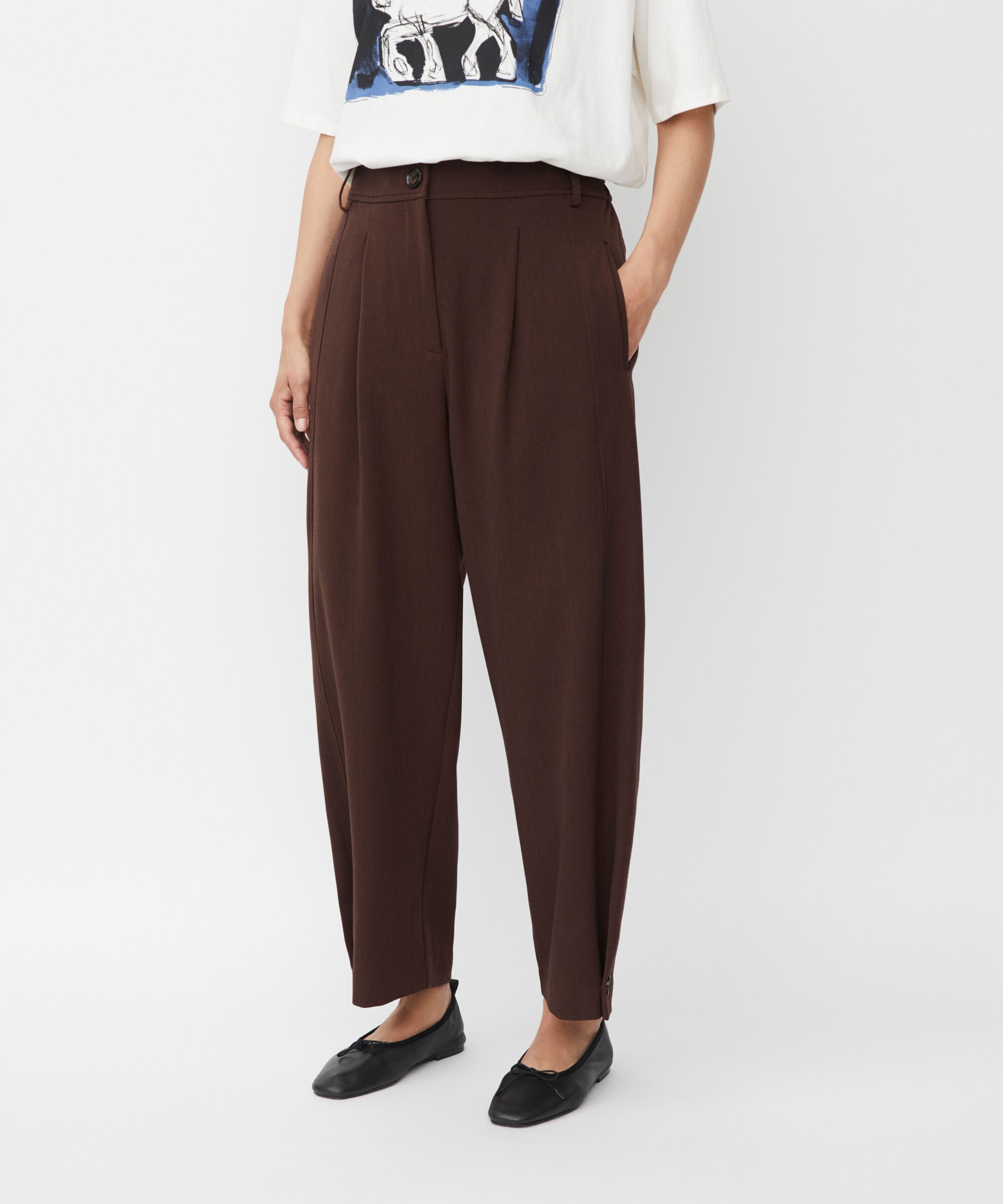 Punna Trousers, Sh. Chocolate