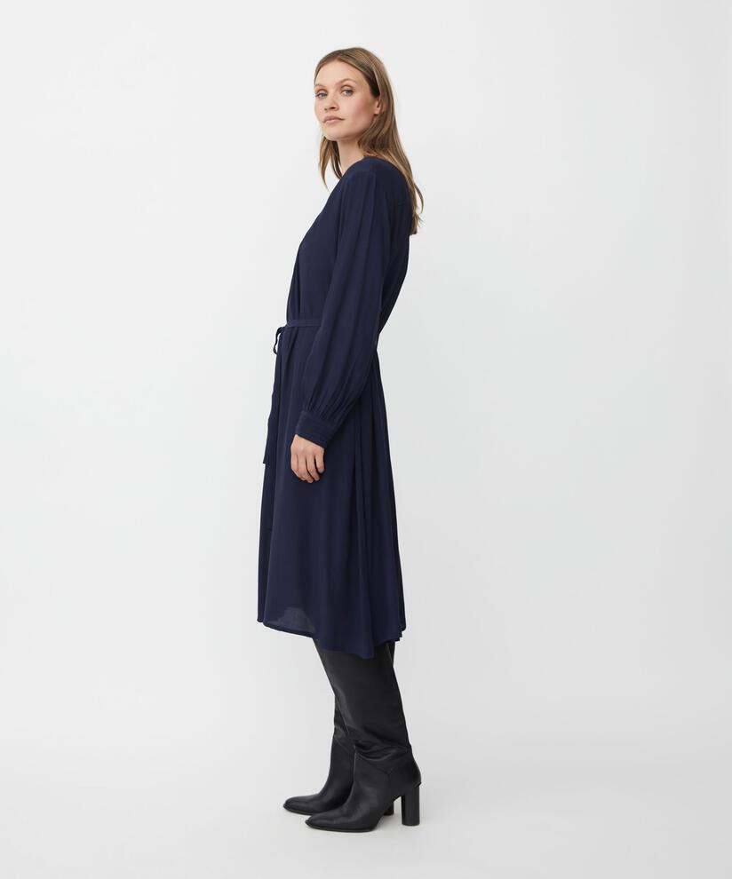 Normata Dress, Navy Blazer