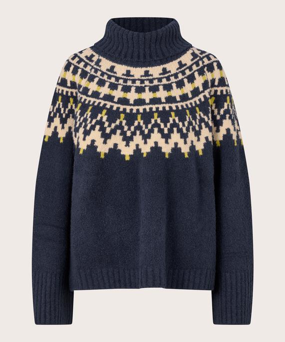 Fatima Pullover, Navy Blazer