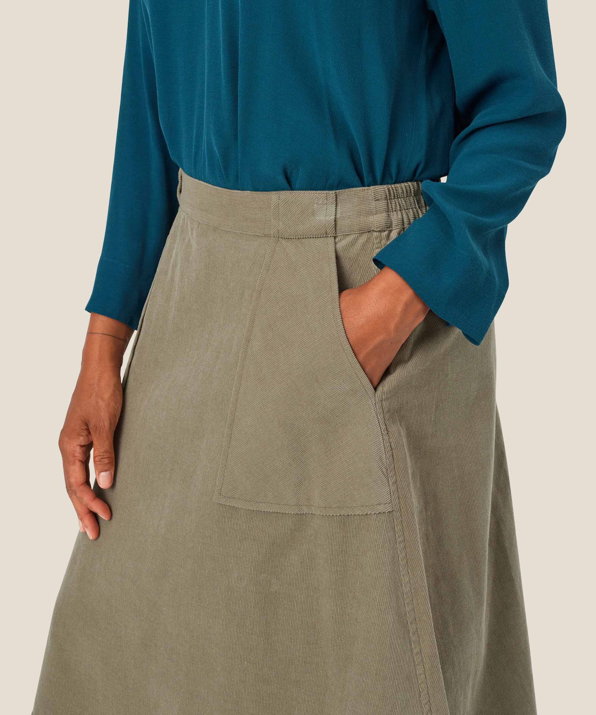 Sayaka Skirt, Vetiver