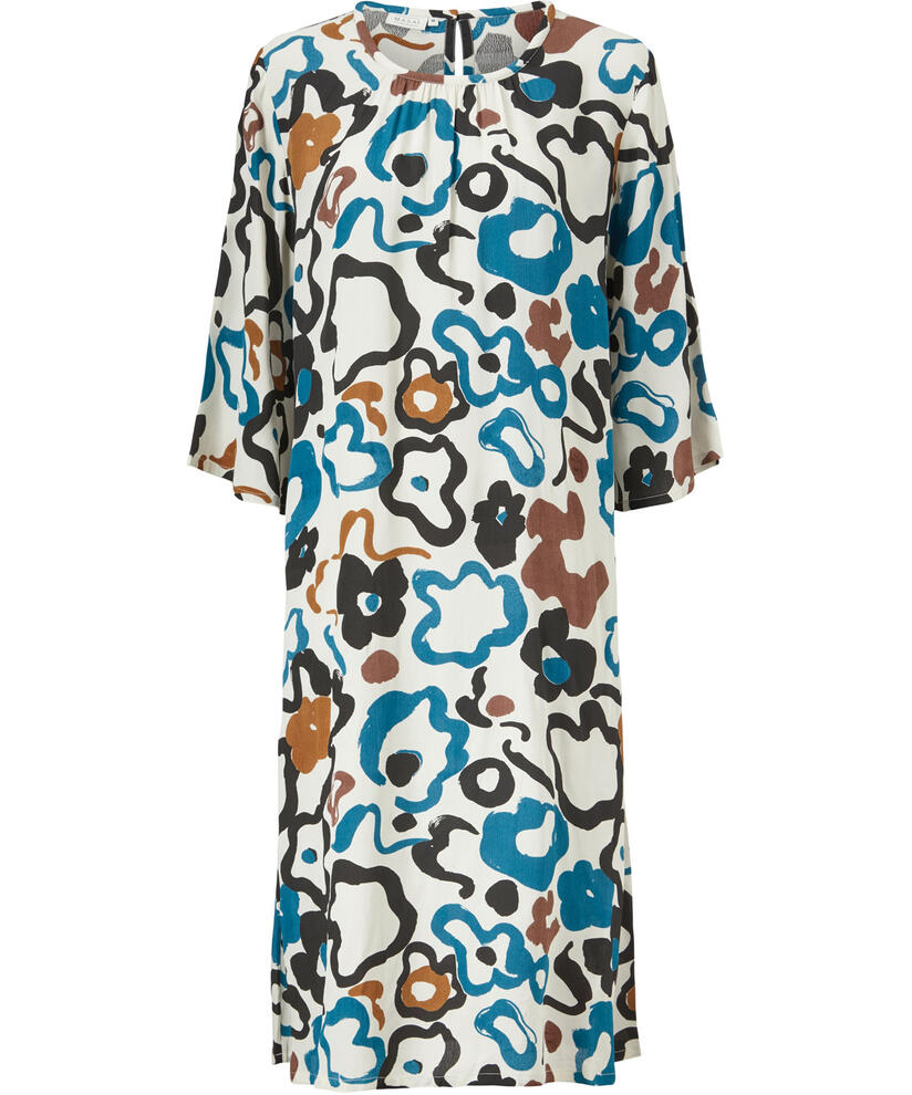 NYLA DRESS, Chestnut