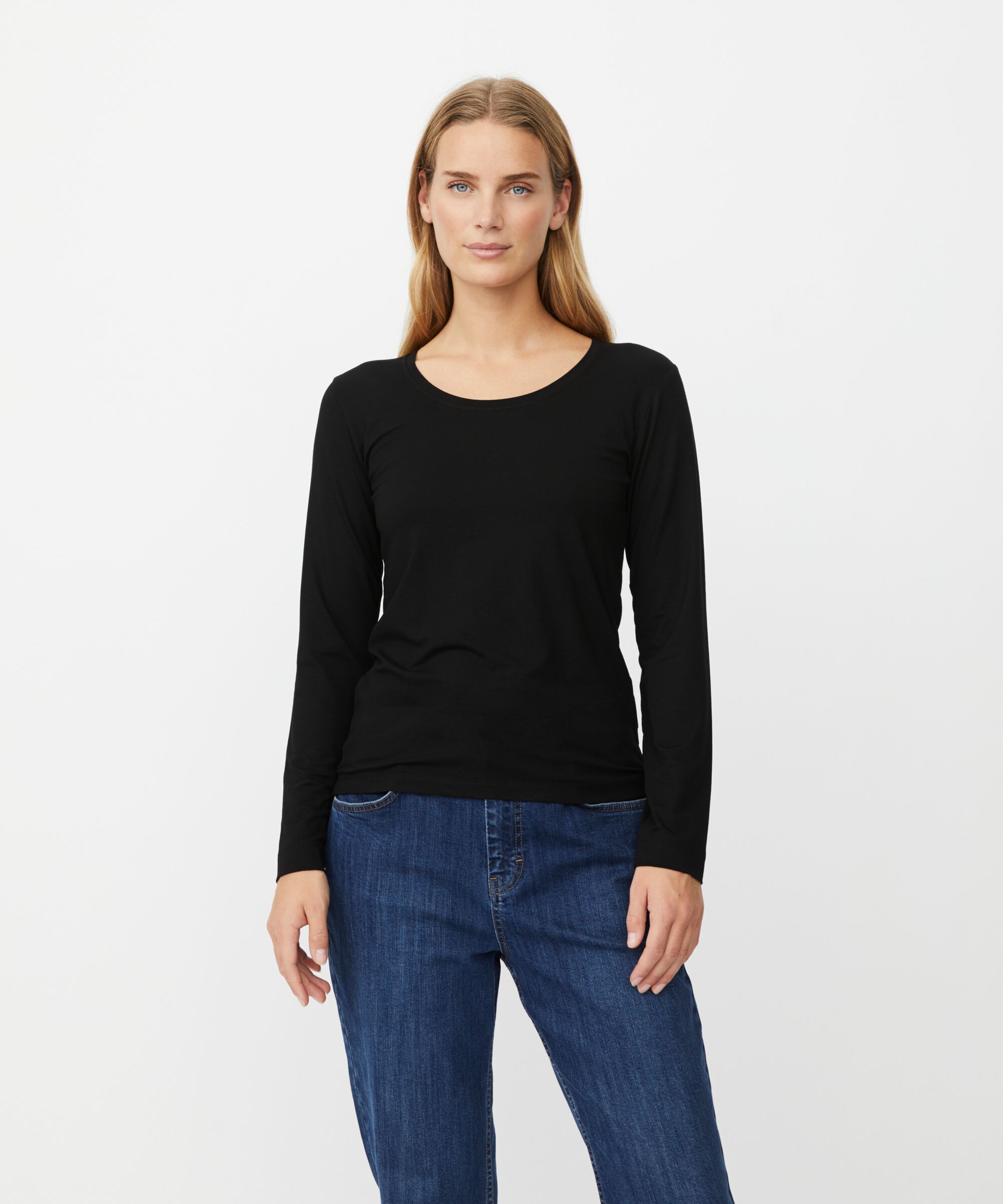 Creama JERSEY Top, Black