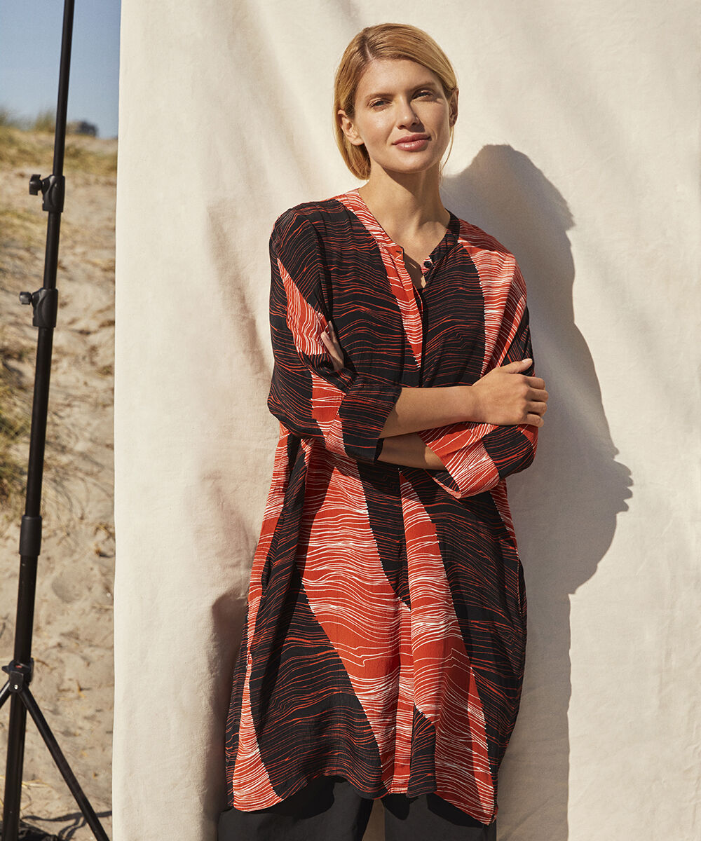 IOSETTA SHIRT DRESS, Burnt Ochre