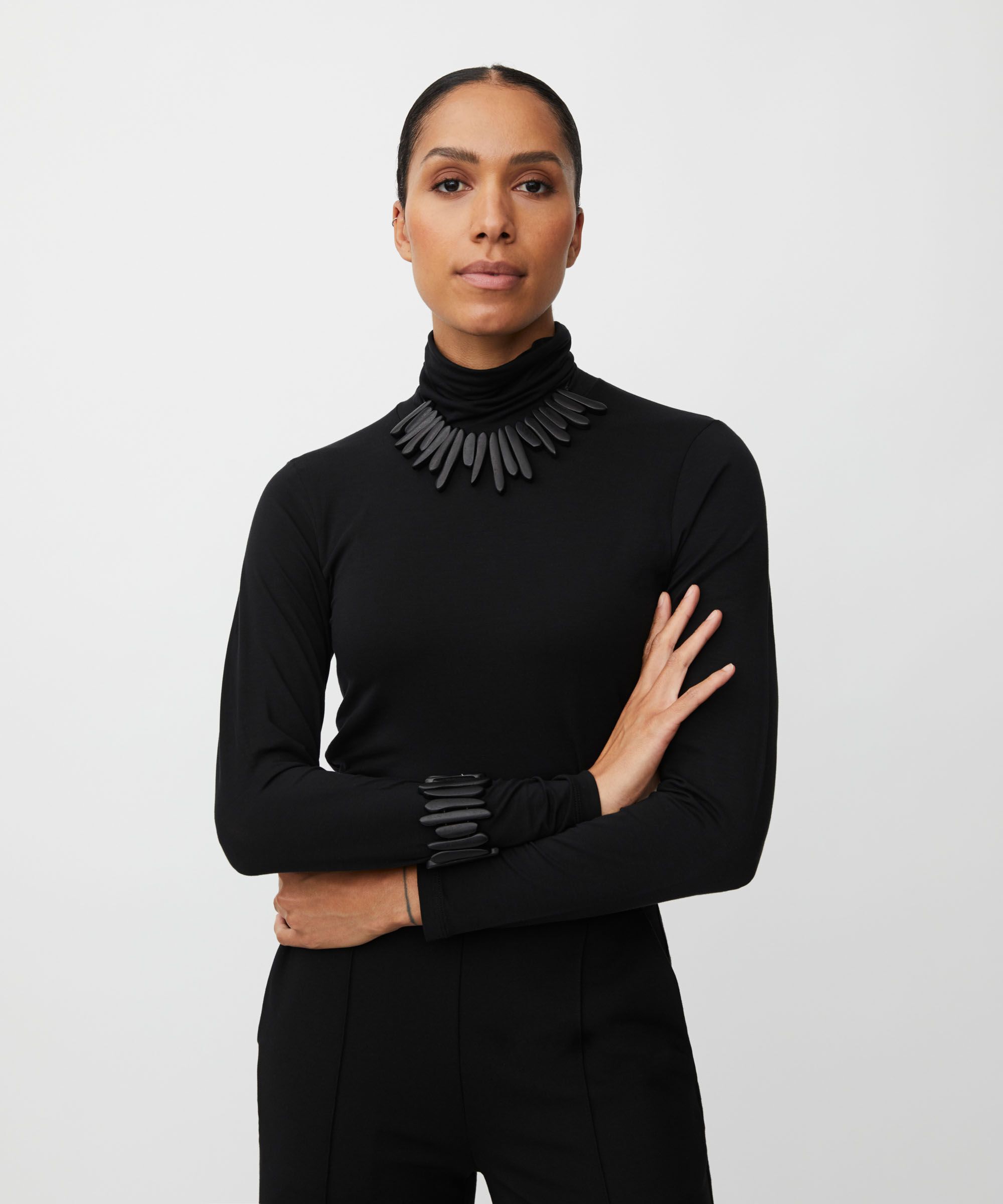 Rykka Necklace, Black