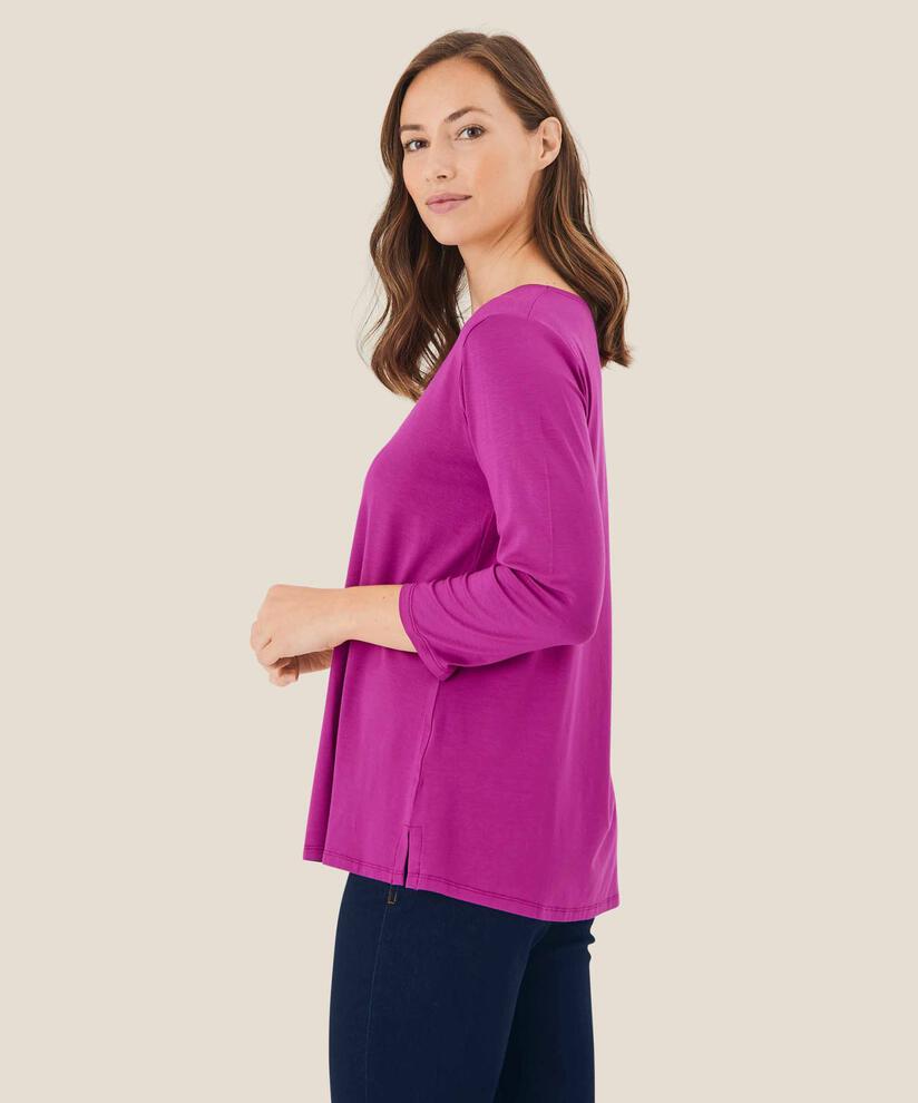 Cecille JERSEY Top, Wild Aster