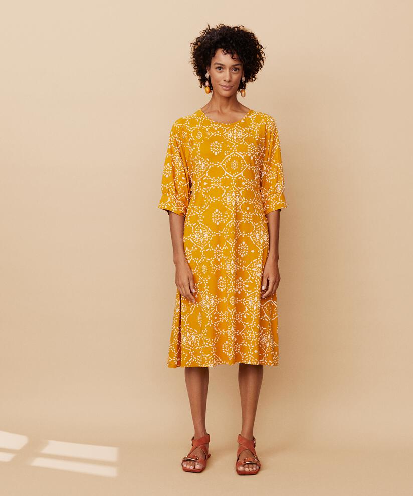 Nixtina JERSEY Dress, Inca Gold