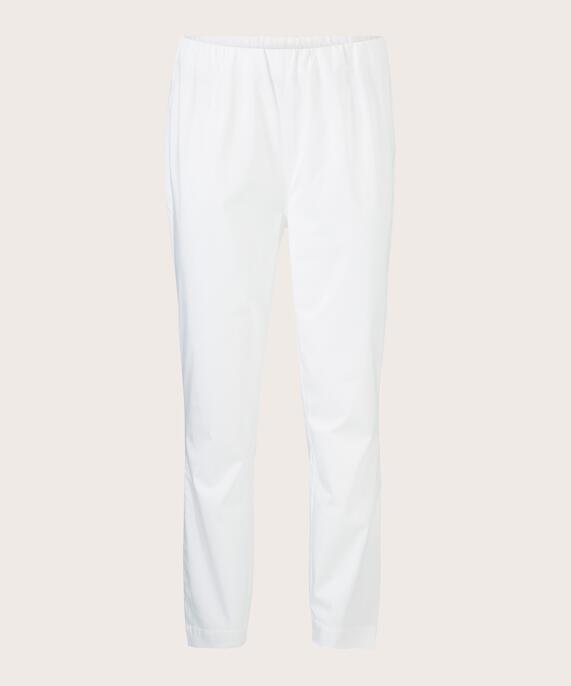 POPPY CROPPED TROUSERS, White