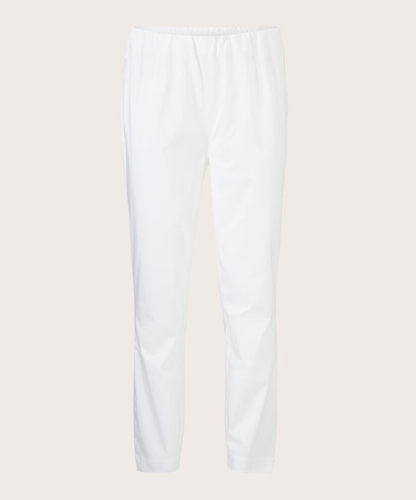 POPPY CROPPED TROUSERS, White