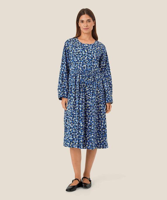 Nicoli Dress, Federal Blue