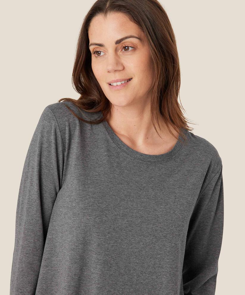 Badisna JERSEY Top, D. Grey mel.