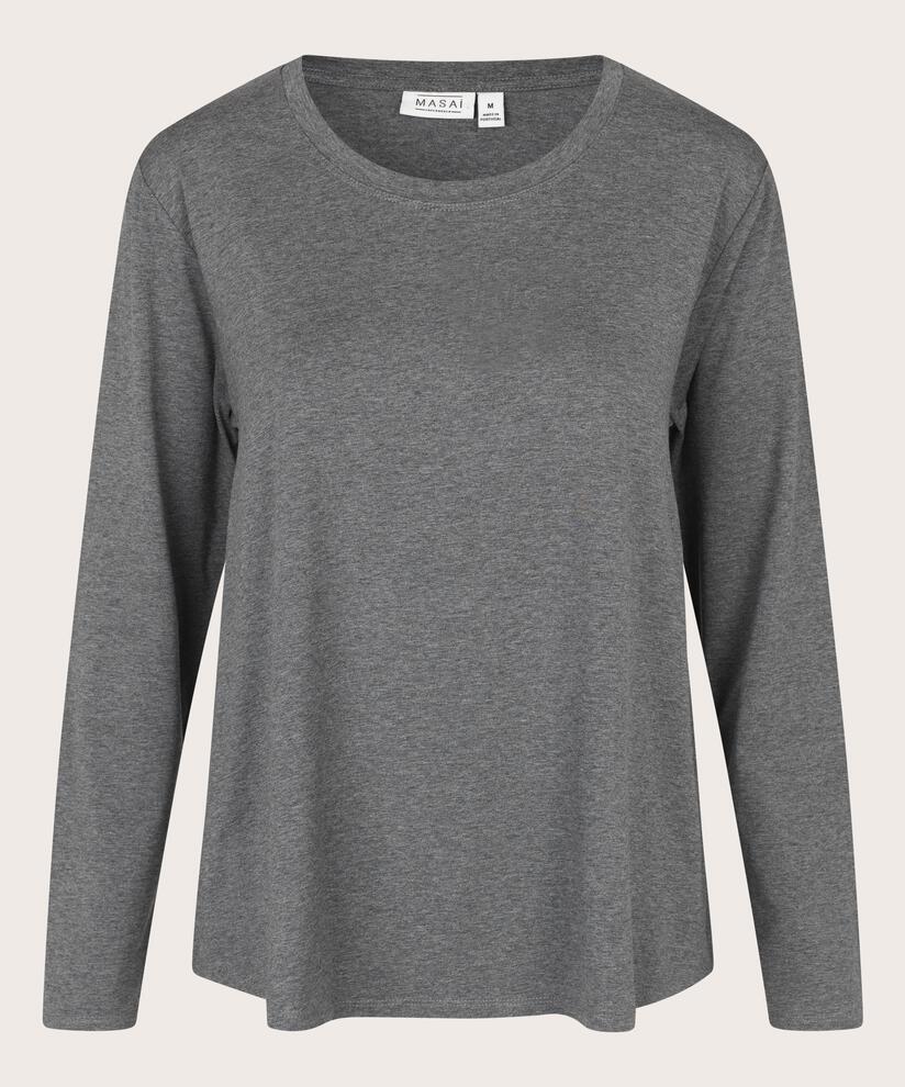 Badisna JERSEY Top, D. Grey mel.