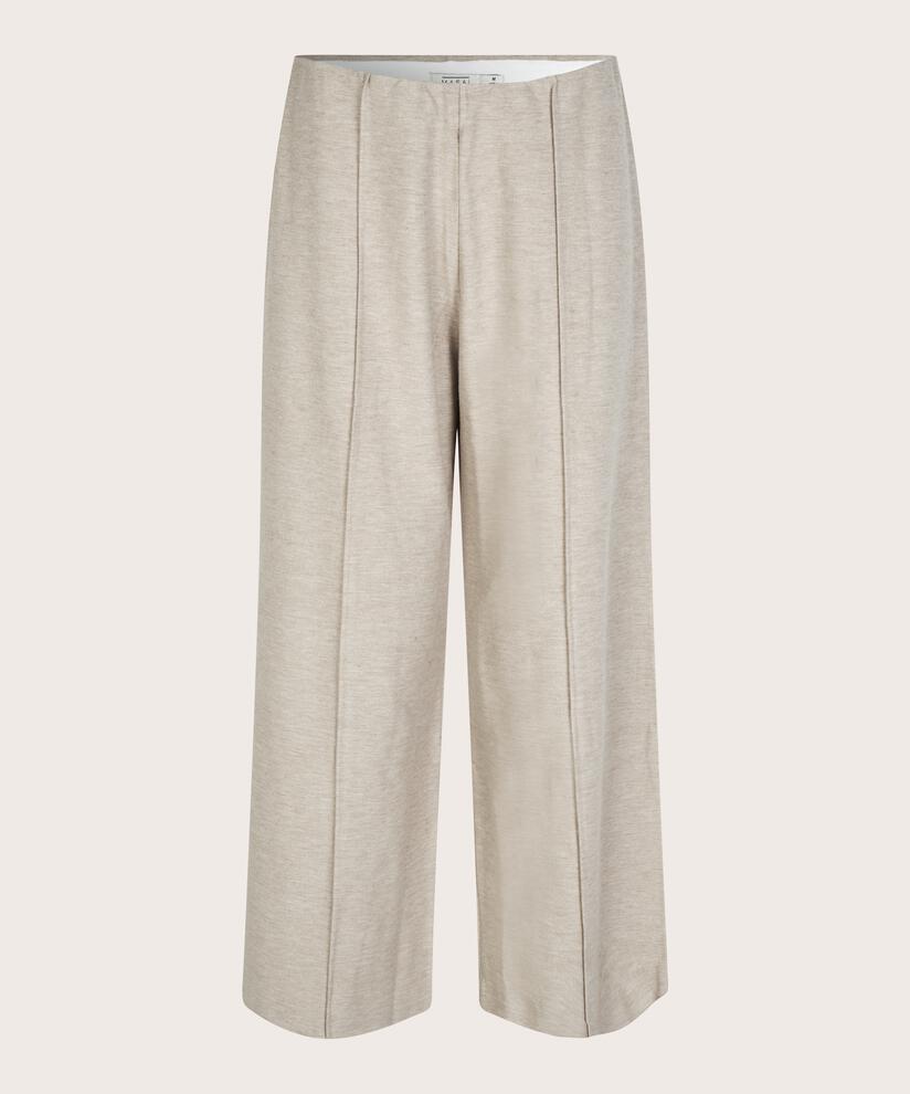 Pilvi JERSEY Trousers, Beige melange