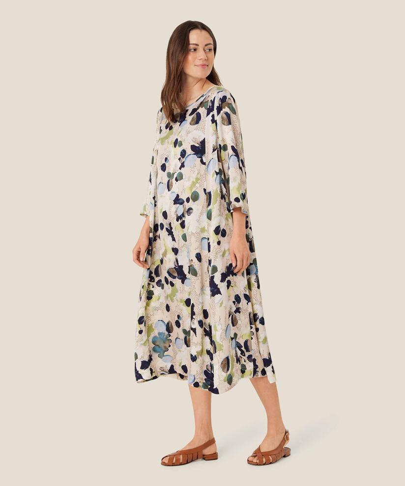 Nabia Dress, Fog