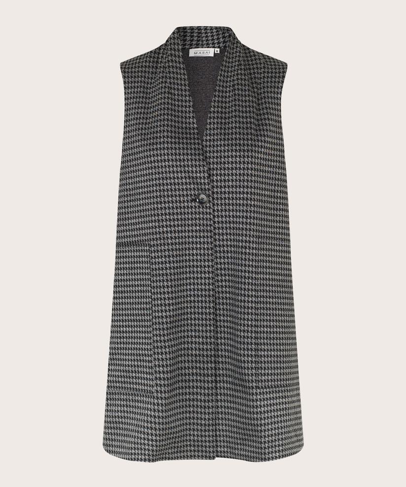 Jorgine JERSEY Waistcoat, Black