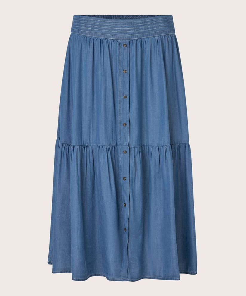 SUSAN SKIRT, Blue Denim