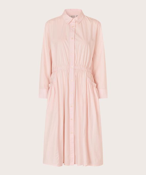 Novanie Shirt Dress, Mauve Chalk