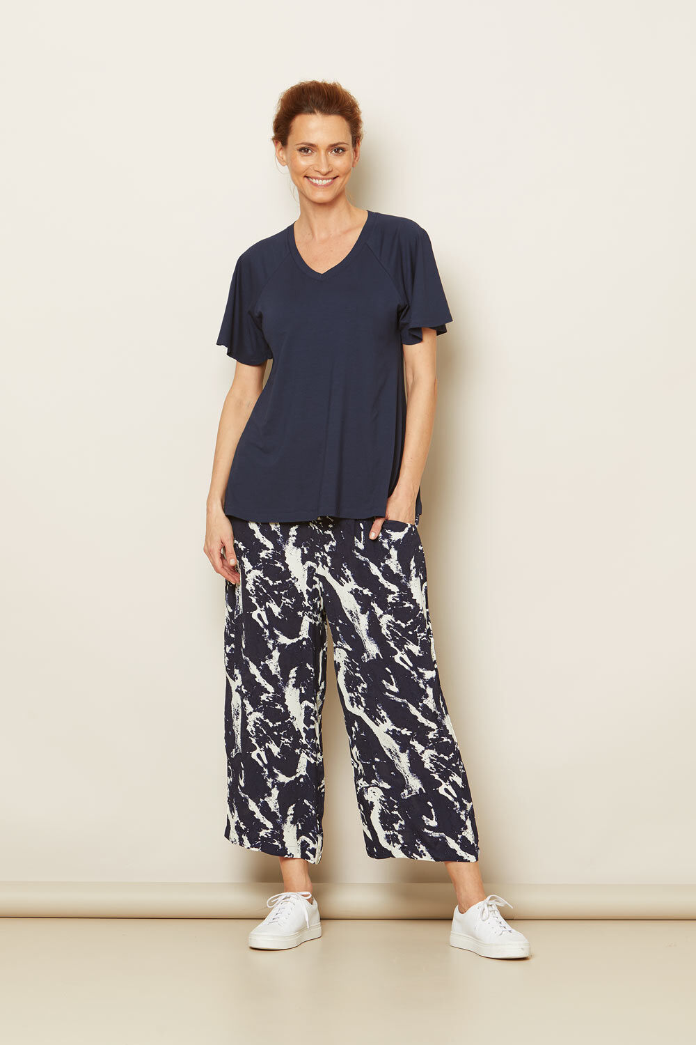 PALIA TROUSERS, Navy Blazer