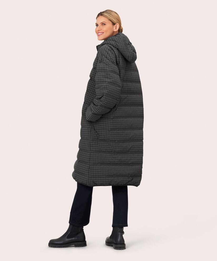 Tika Down Coat, Volcanic/Blk