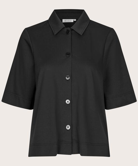 Ingelisa JERSEY Shirt, Black