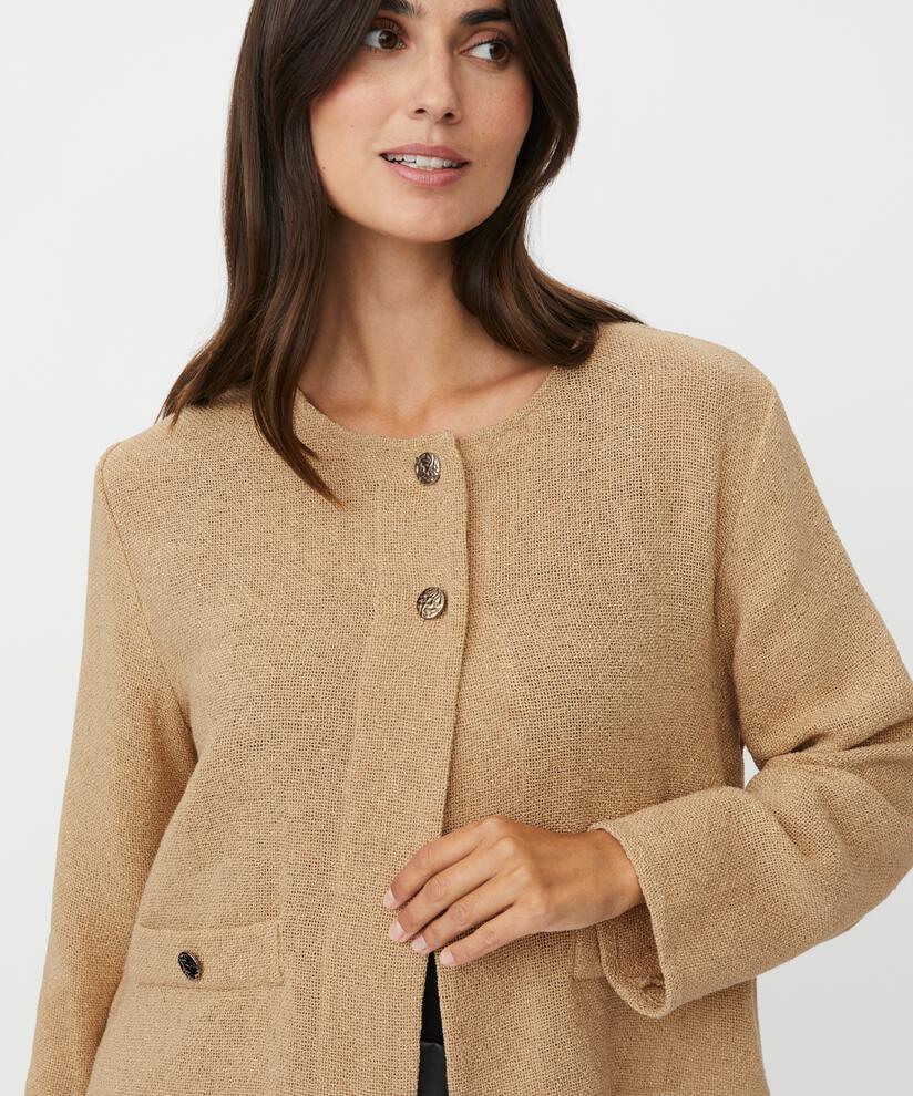 Julithra Jacket, Travertine