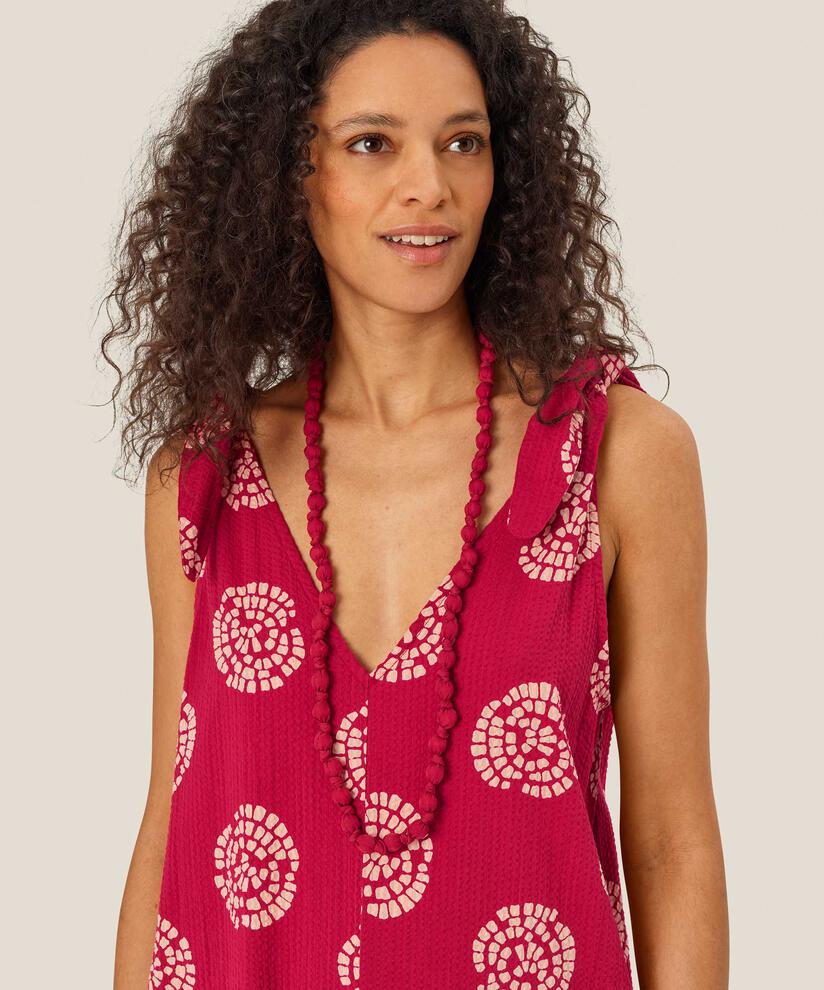 Remise Necklace, Mars Red