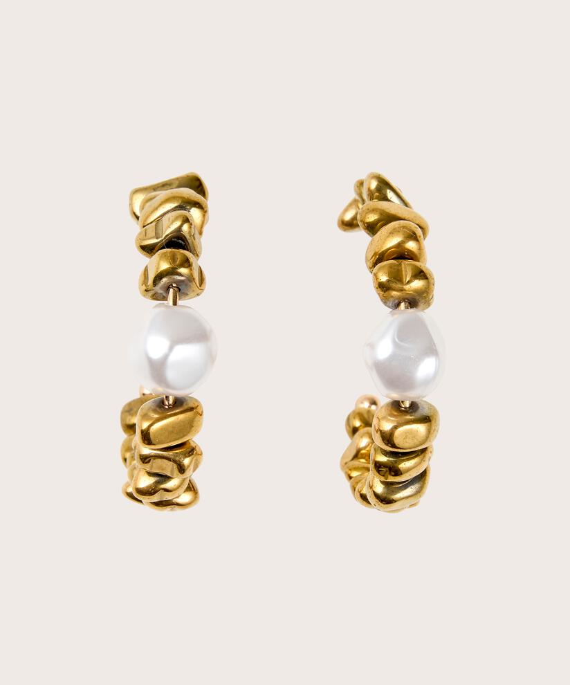 Rue Earrings, Gold