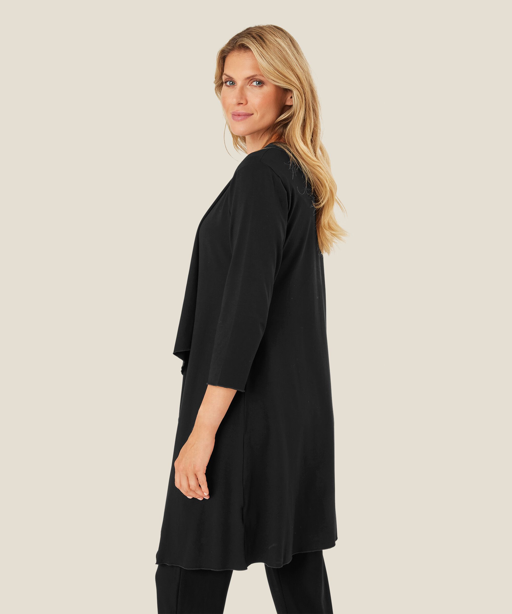 Ibone Jersey Cardigan, Black