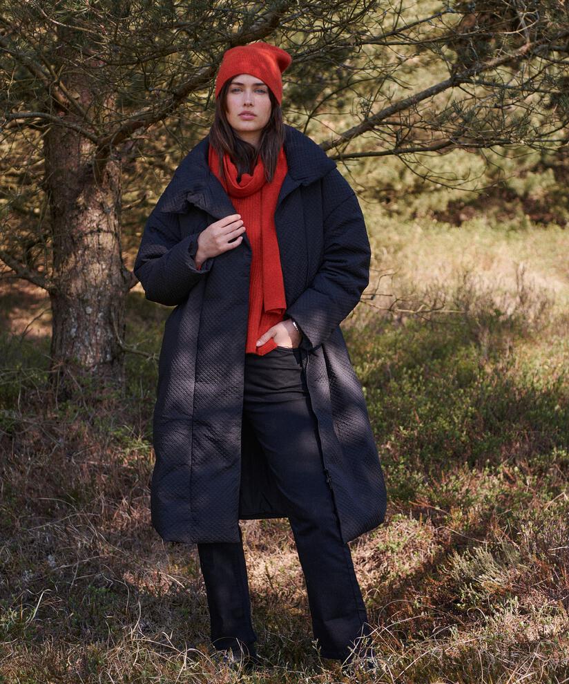 Tabine Down Coat, Black