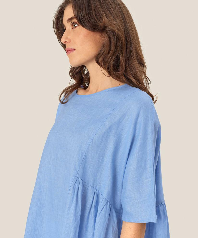 Blissea Blouse, Della Blue