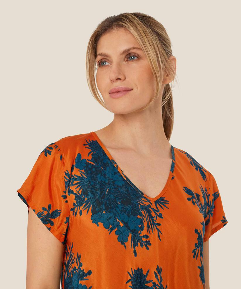 Nebili Dress, Russ Orange
