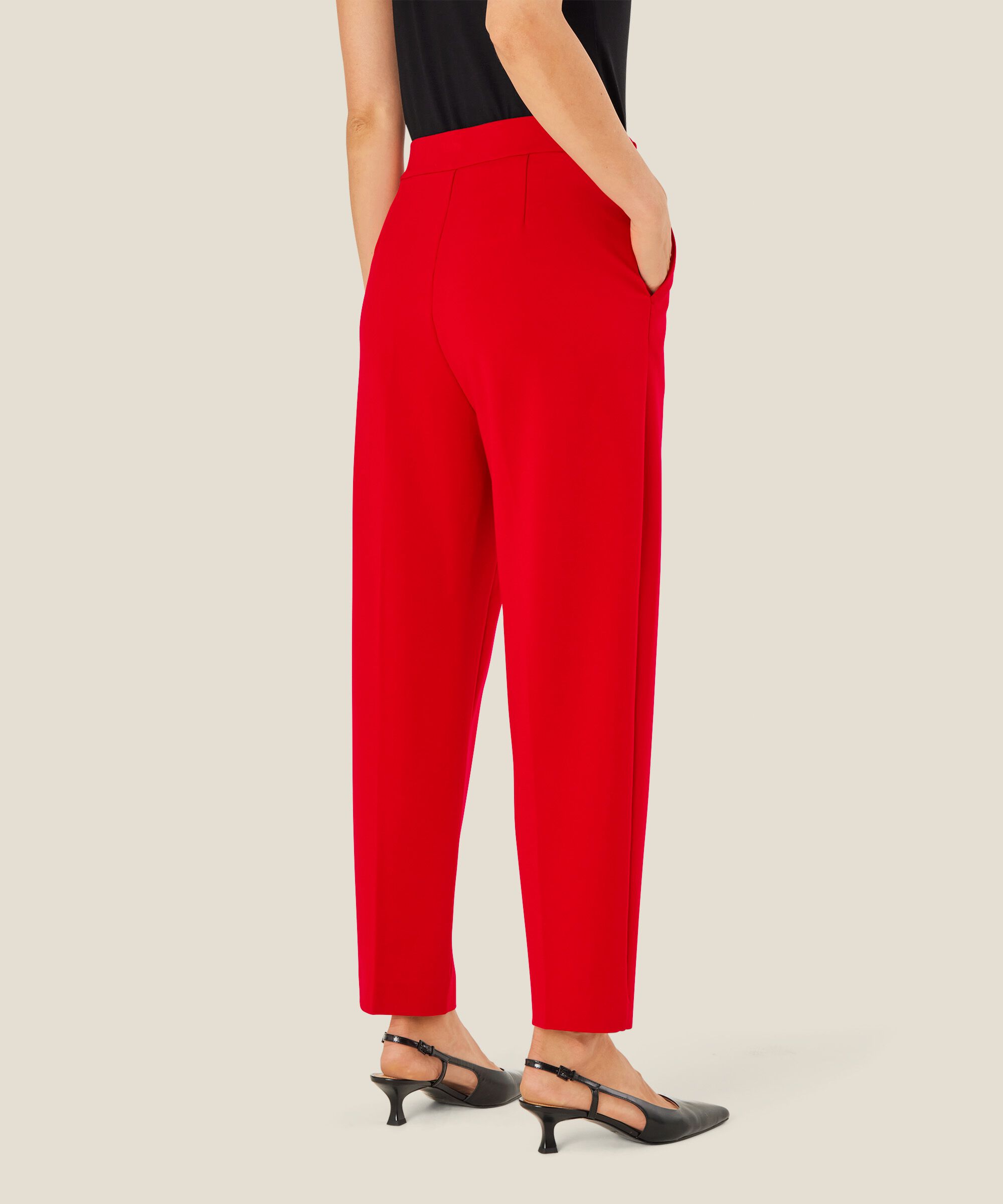Pomala JERSEY Trousers, Scarlet Sage