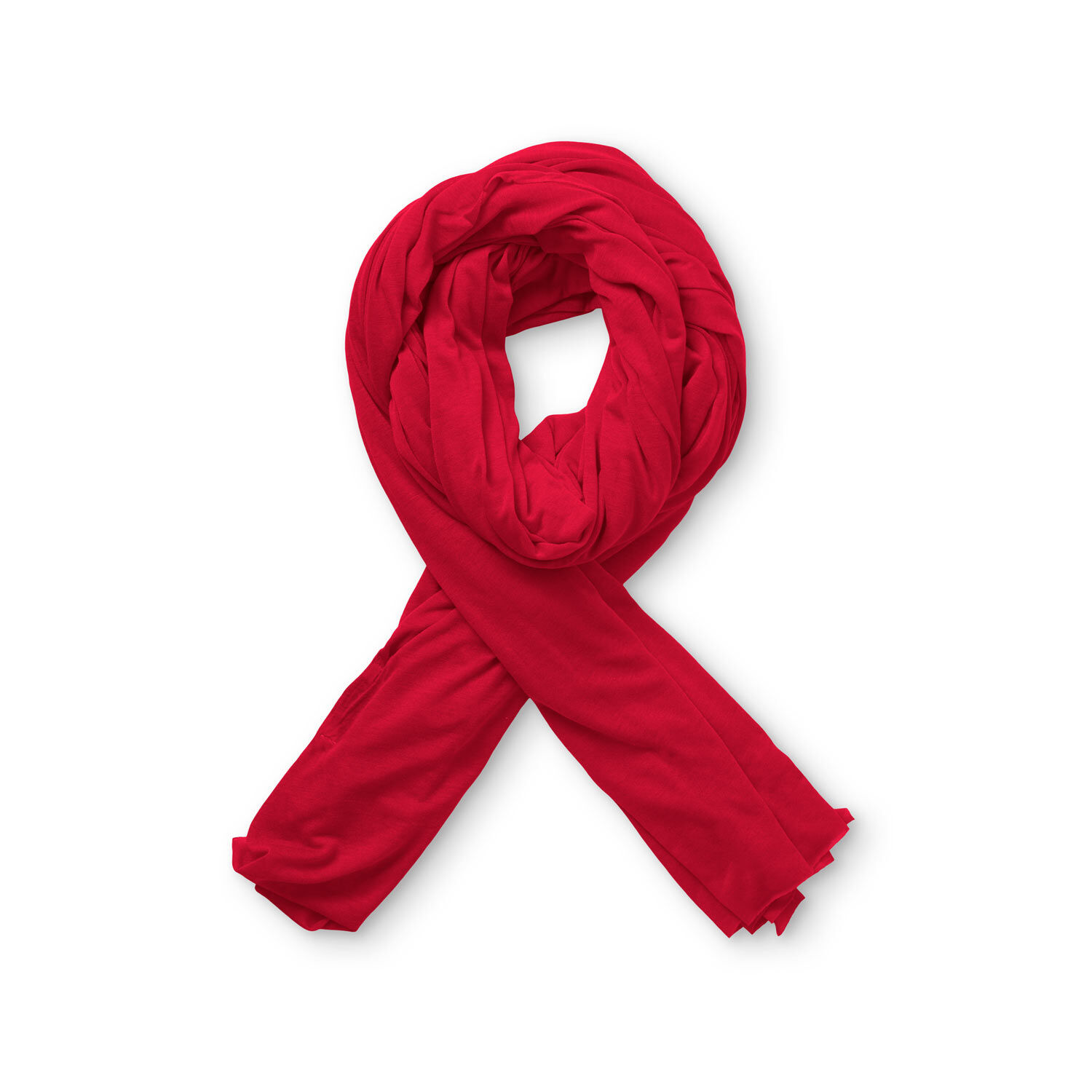 Amega JERSEY Scarf, Scarlet Sage