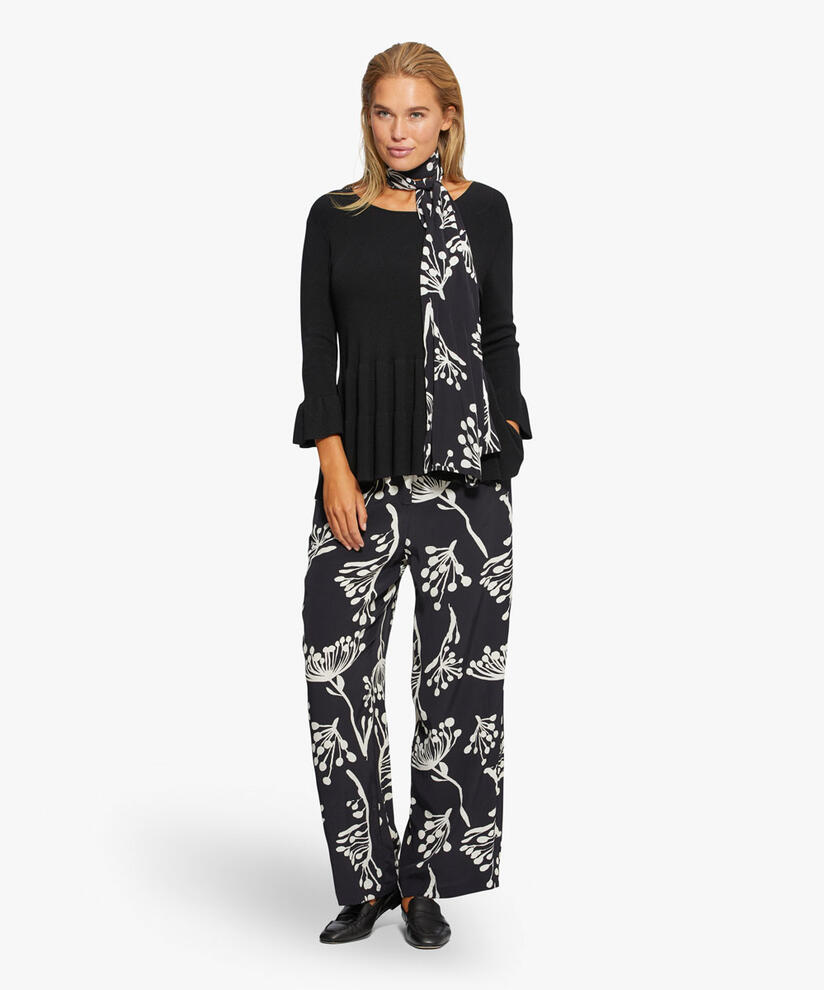 ALONG SCARF, Black