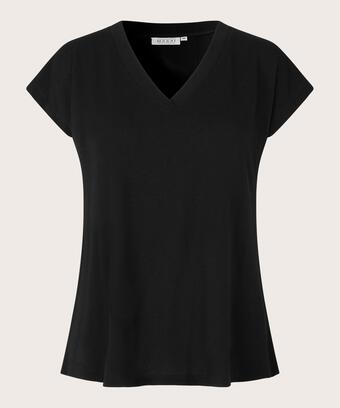 Efa Jersey Top, Black