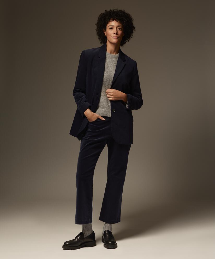 Portisca Trousers, Navy Blazer