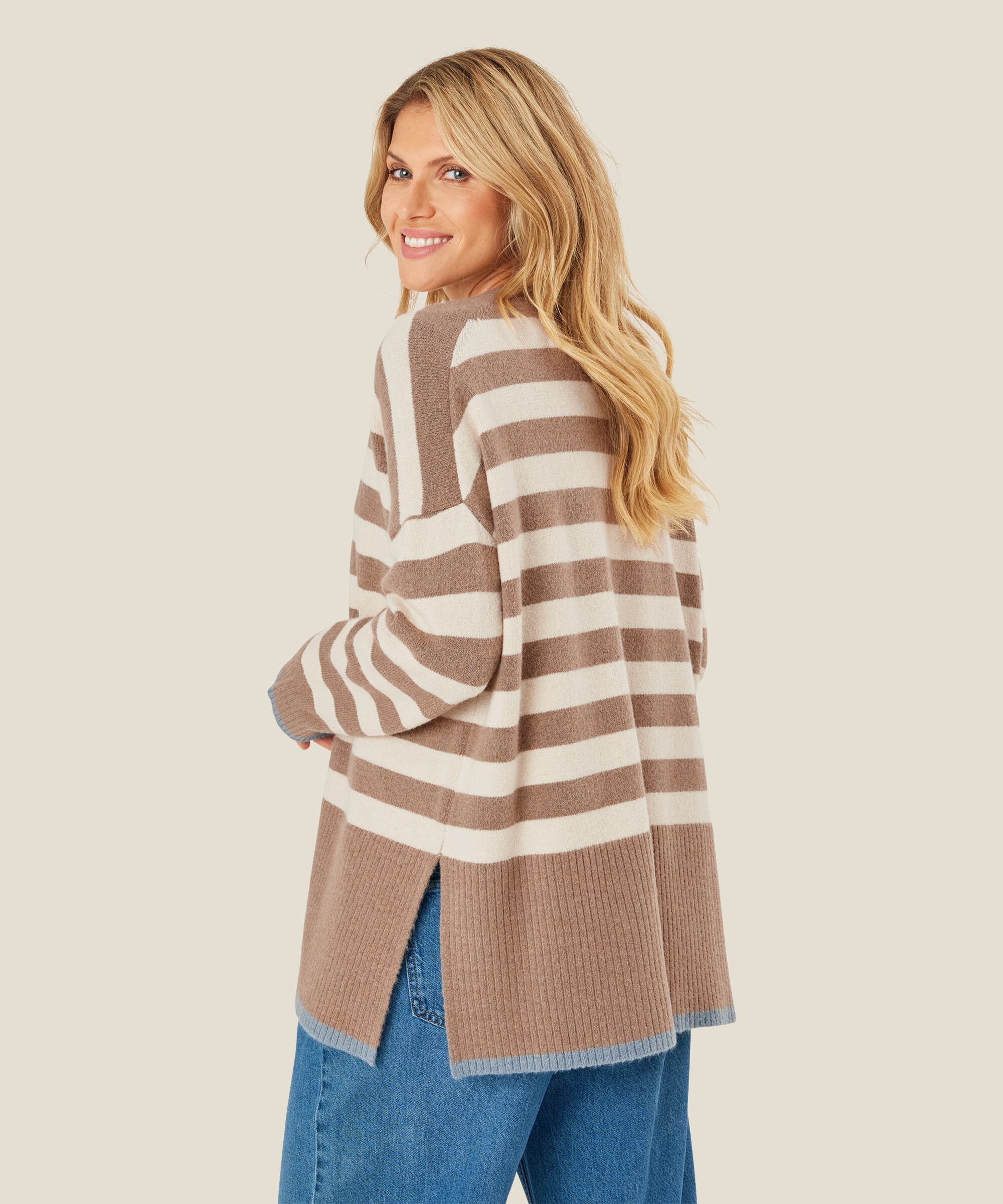 Luz Cardigan, Mink/ash/whc