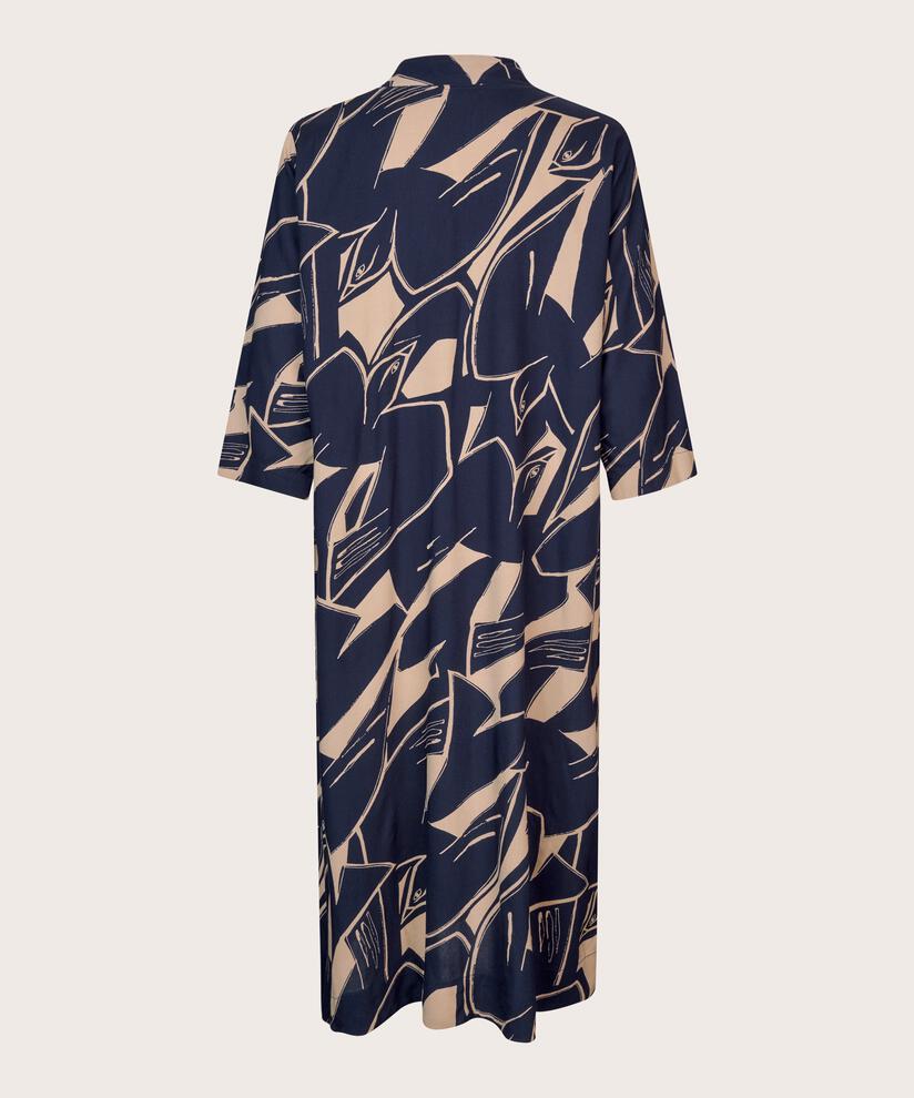 Nasiso Dress, Navy Blazer
