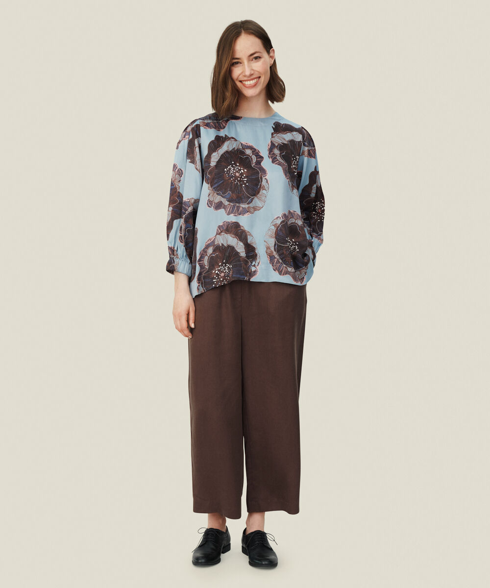PARI TROUSERS, Chestnut