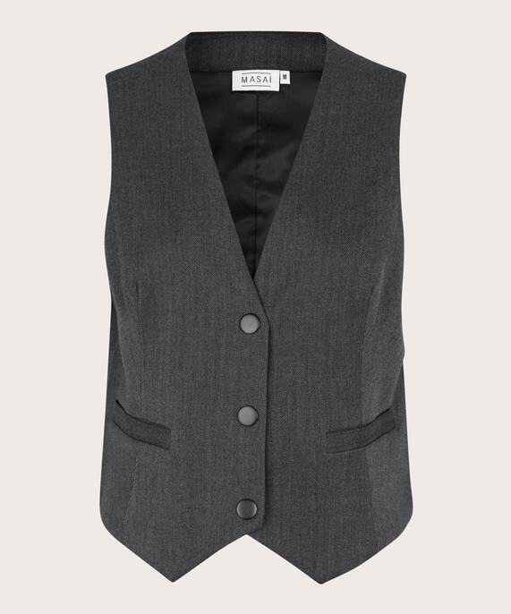 Jordyn Waistcoat, D. Grey mel.