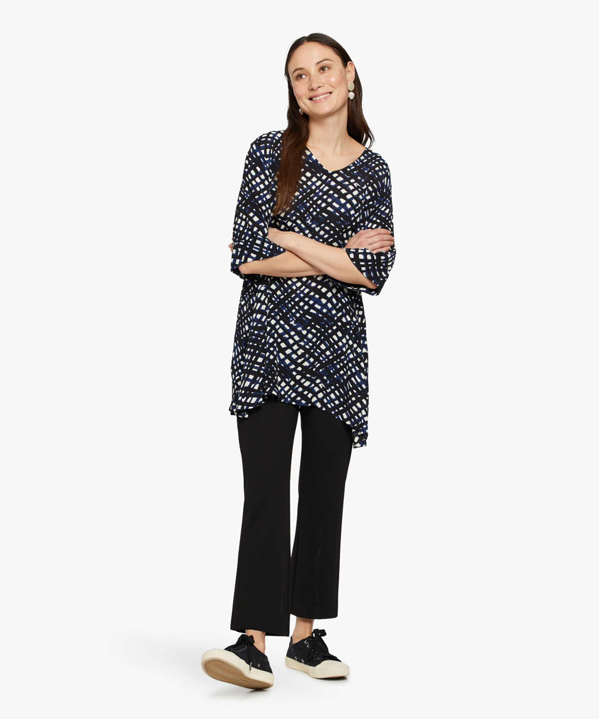 GEORGIA TUNIC, Medieval blue