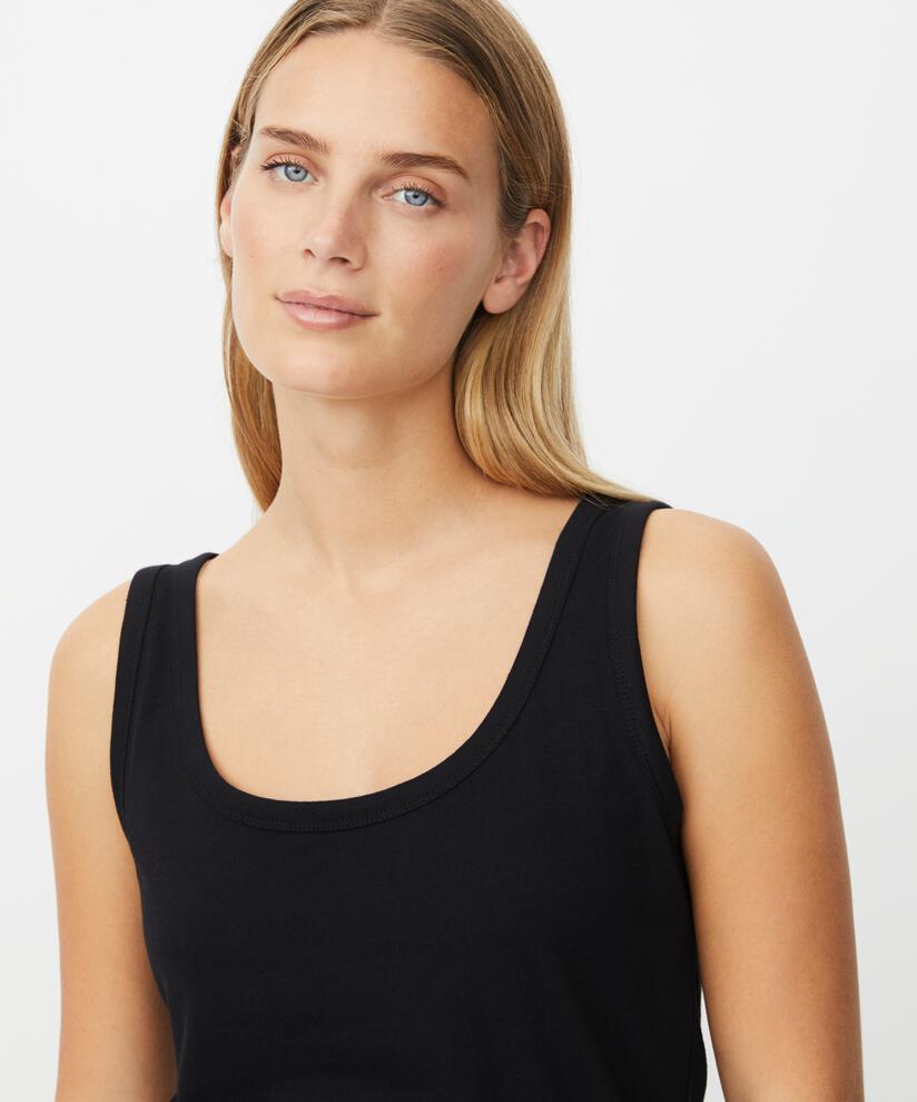 Elviora JERSEY Top, Black