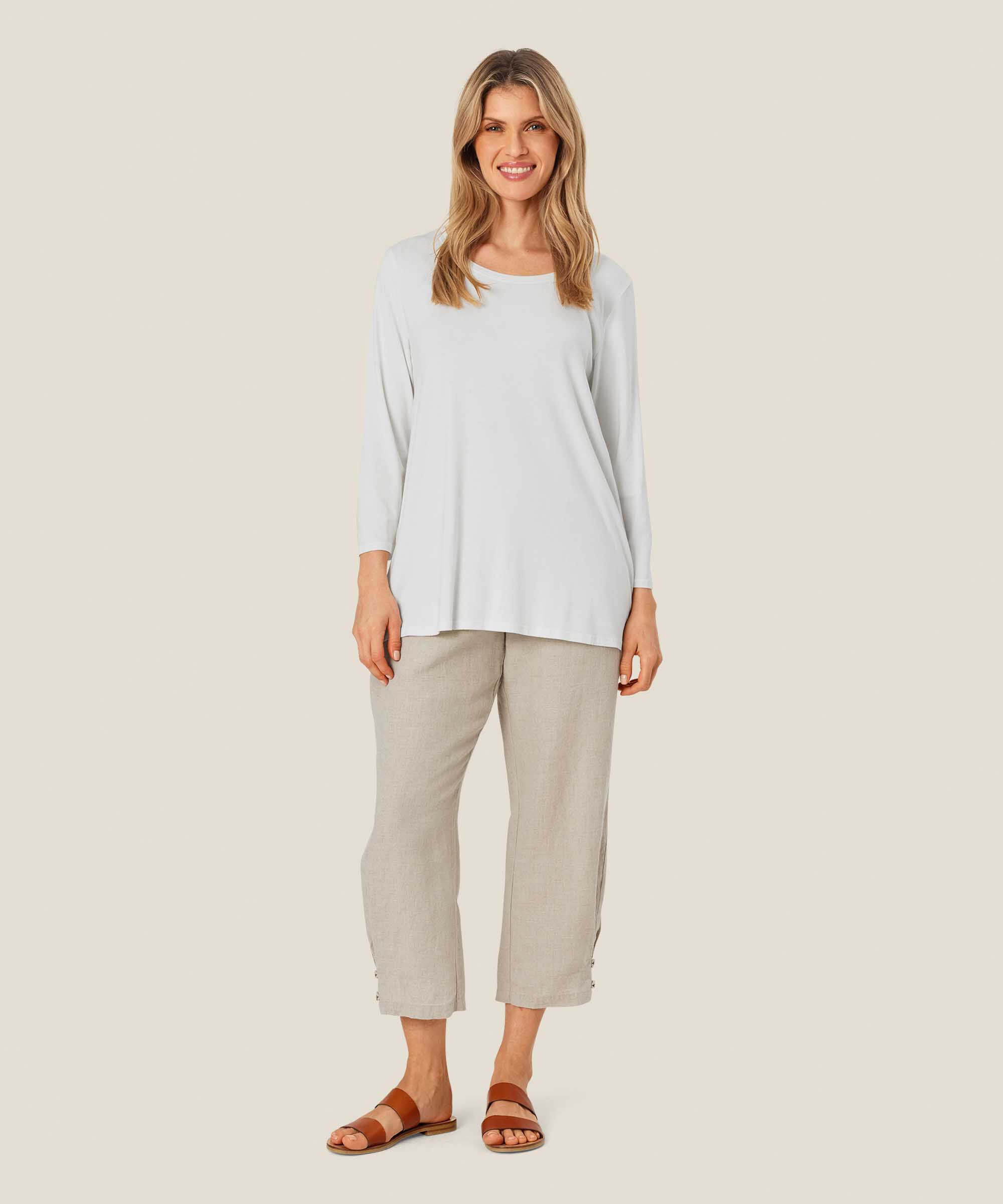 Penna Trousers, Natural