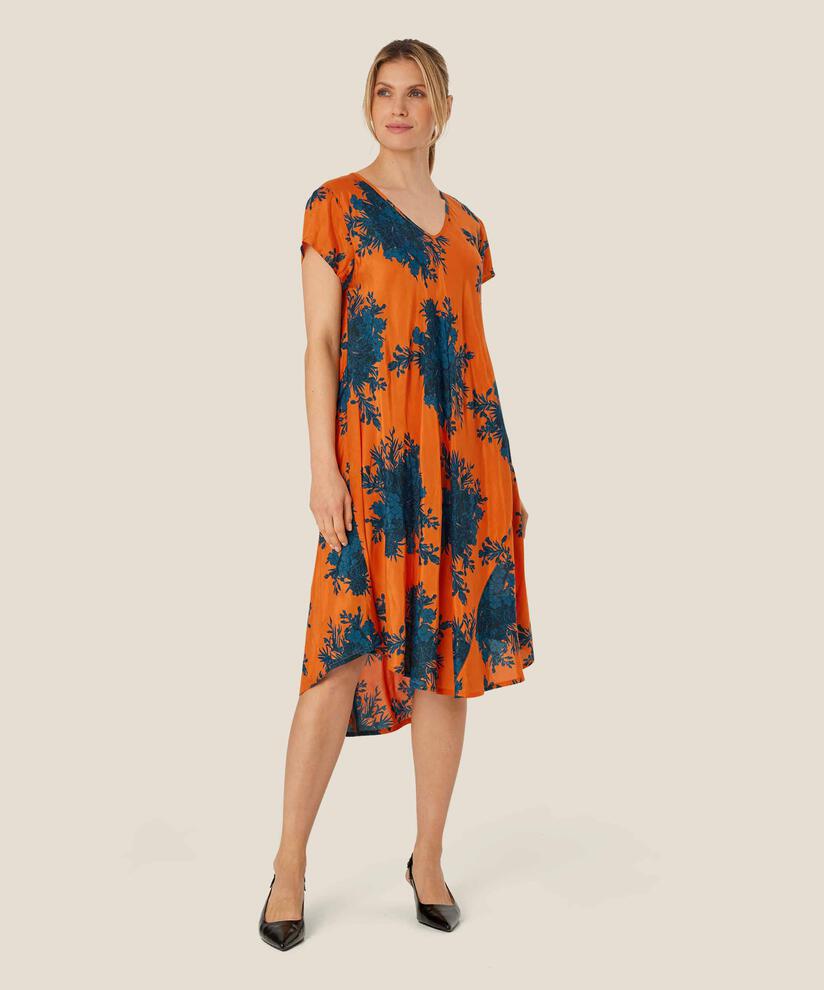 Nebili Dress, Russ Orange