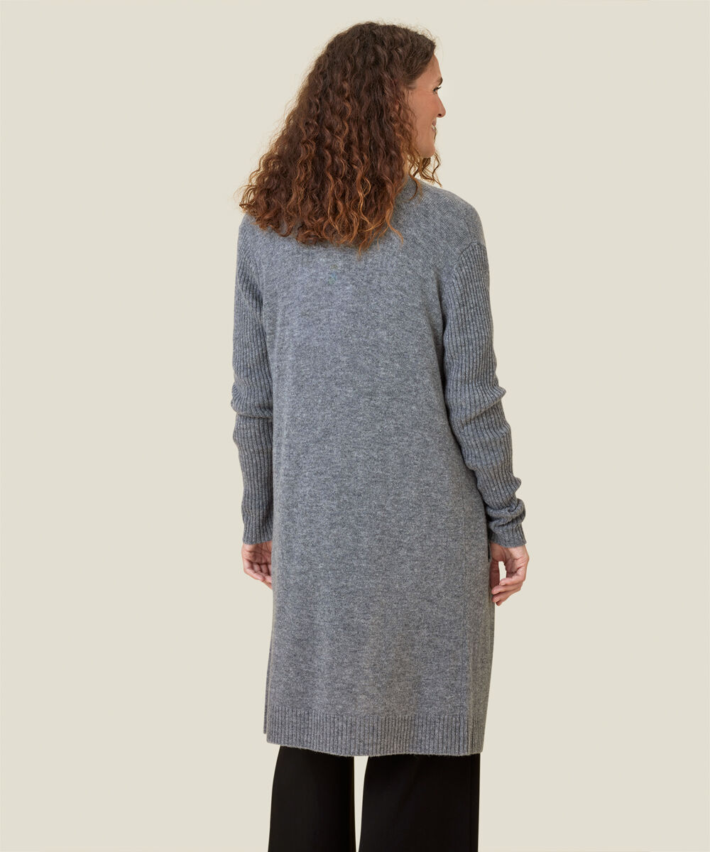 LEMPI CARDIGAN, M. Grey mel.