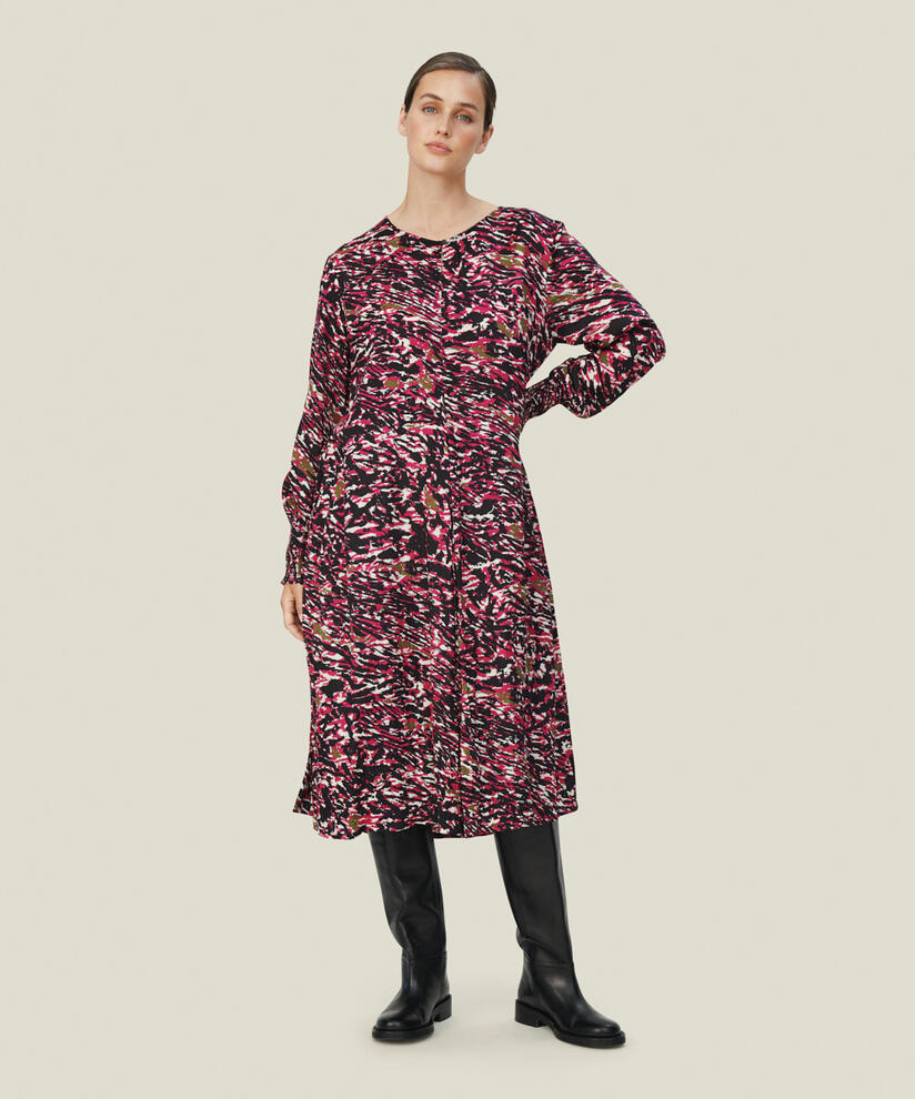 NORASSA DRESS, Sangria