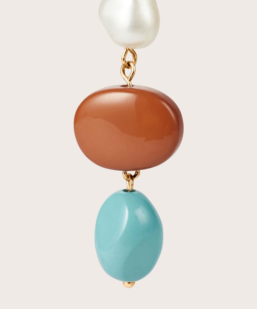 Reley Earrings, Aqua