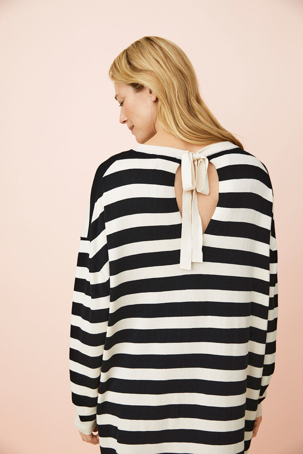 Nalba Dress, Black/Whitec.