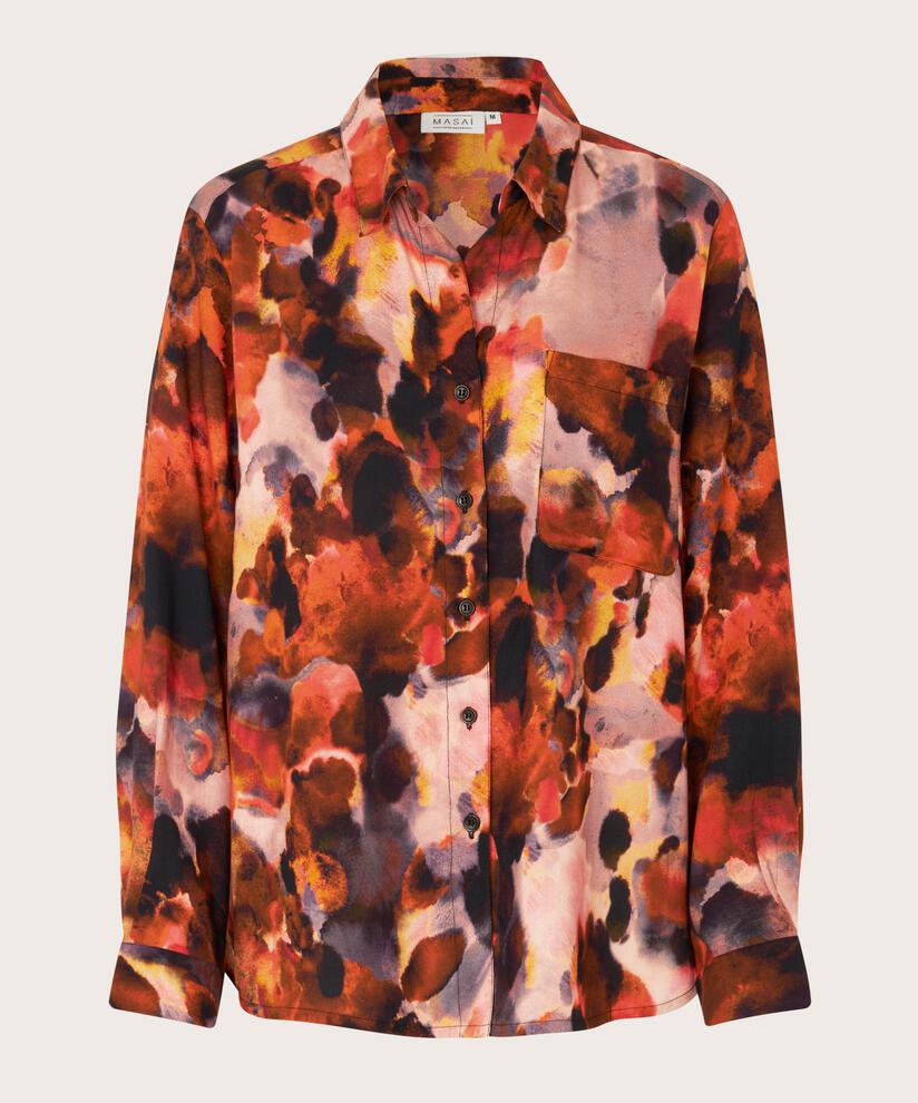 Isela Shirt, Spicy Orange