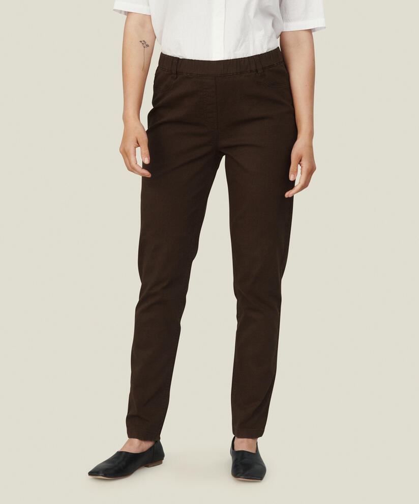 PAPIA TROUSERS, Chestnut