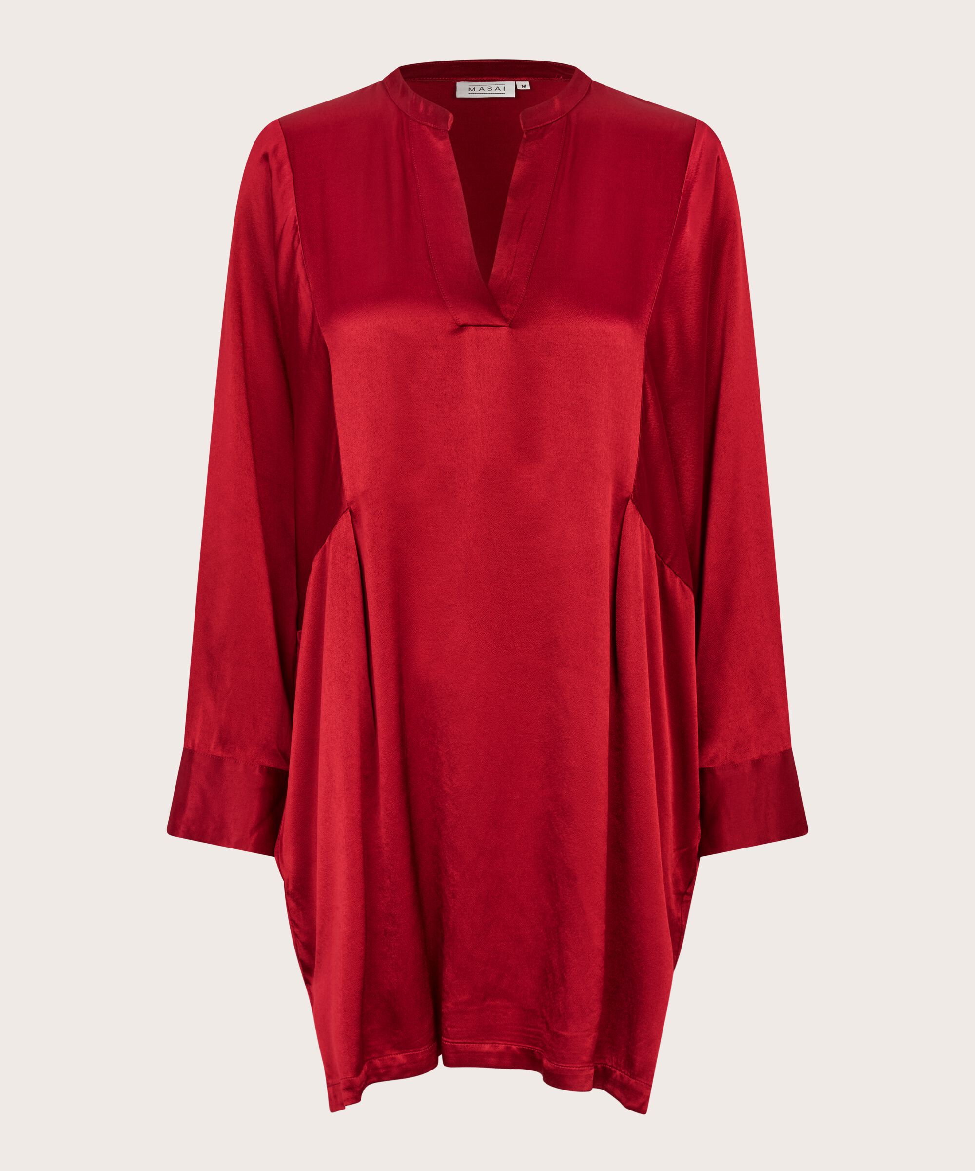 Gabira Tunic, Red Dahlia